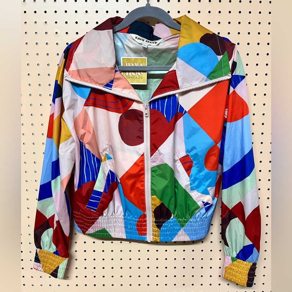 Gorman Multicolor Geometric Bomber Jacket